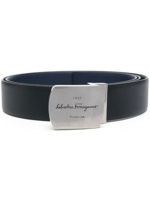 Ferragamo cinturón con hebilla del logo