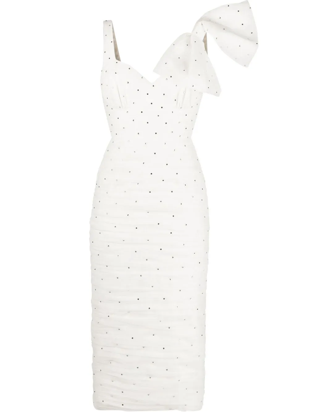 

ANOUKI crystal-embellished midi dress - White