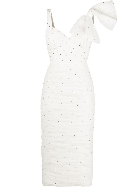 ANOUKI crystal-embellished midi dress