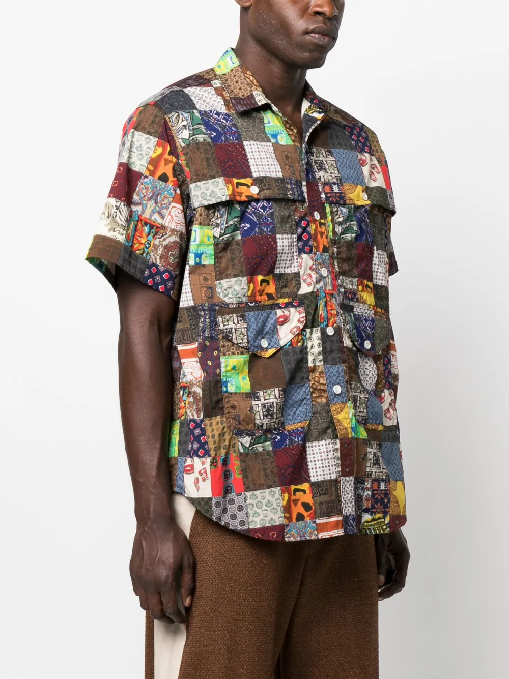 Beams Multicolor Graphic Shirt In Multi
