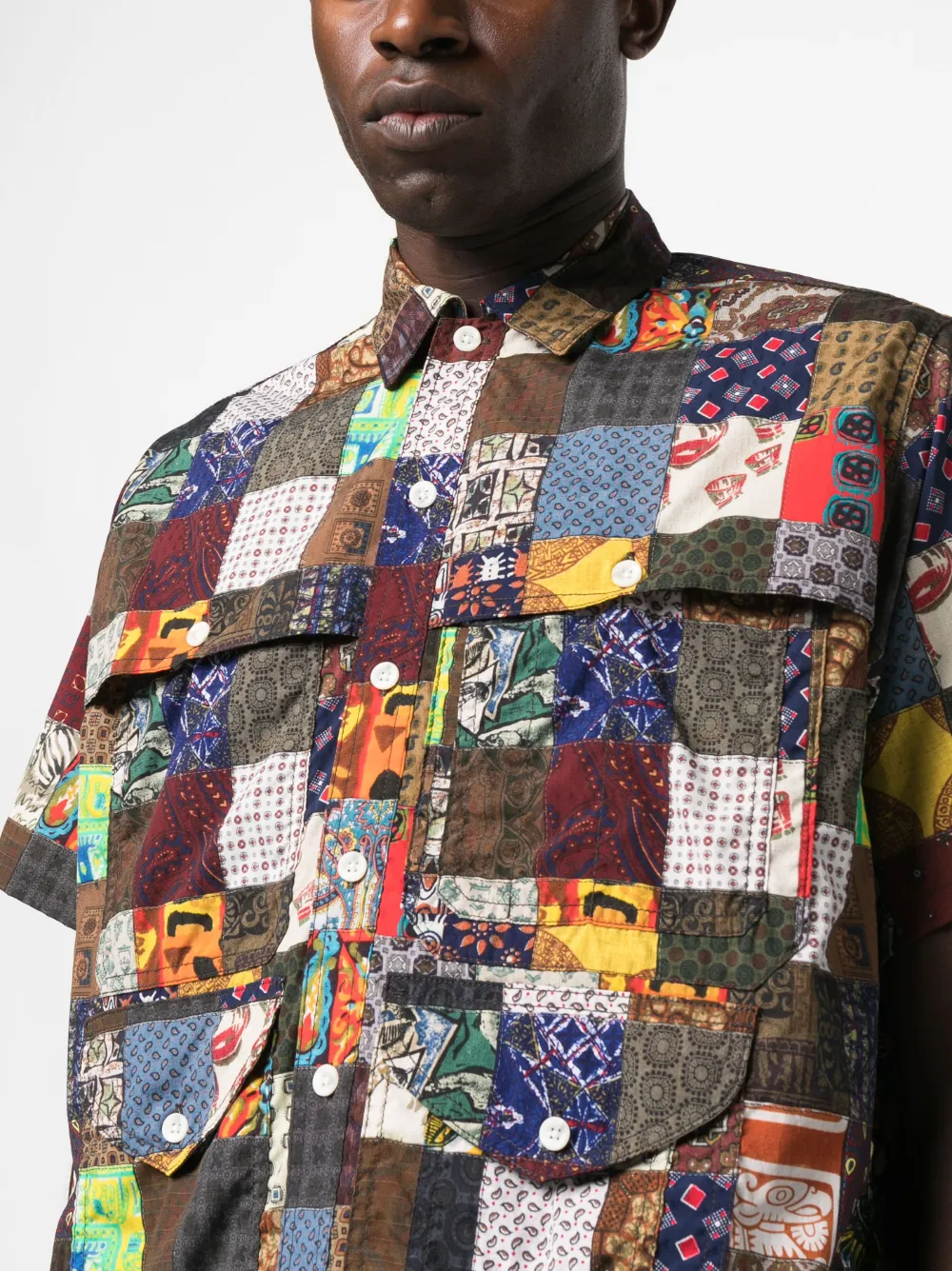 Beams Multicolor Graphic Shirt In Multi
