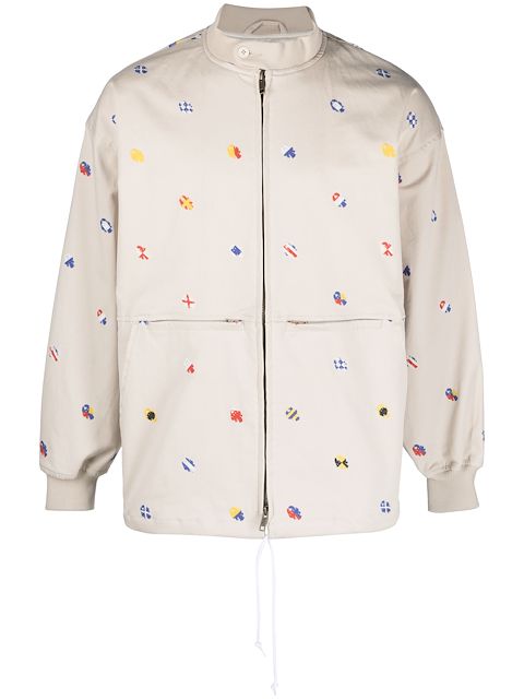 BEAMS PLUS embroidered-design jacket