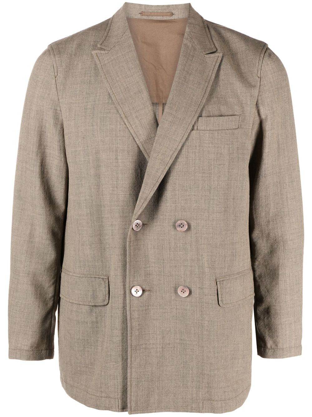 BEAMS PLUS double-breasted Wool Blazer - Farfetch