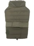 Moncler padded logo dog-vest - Green