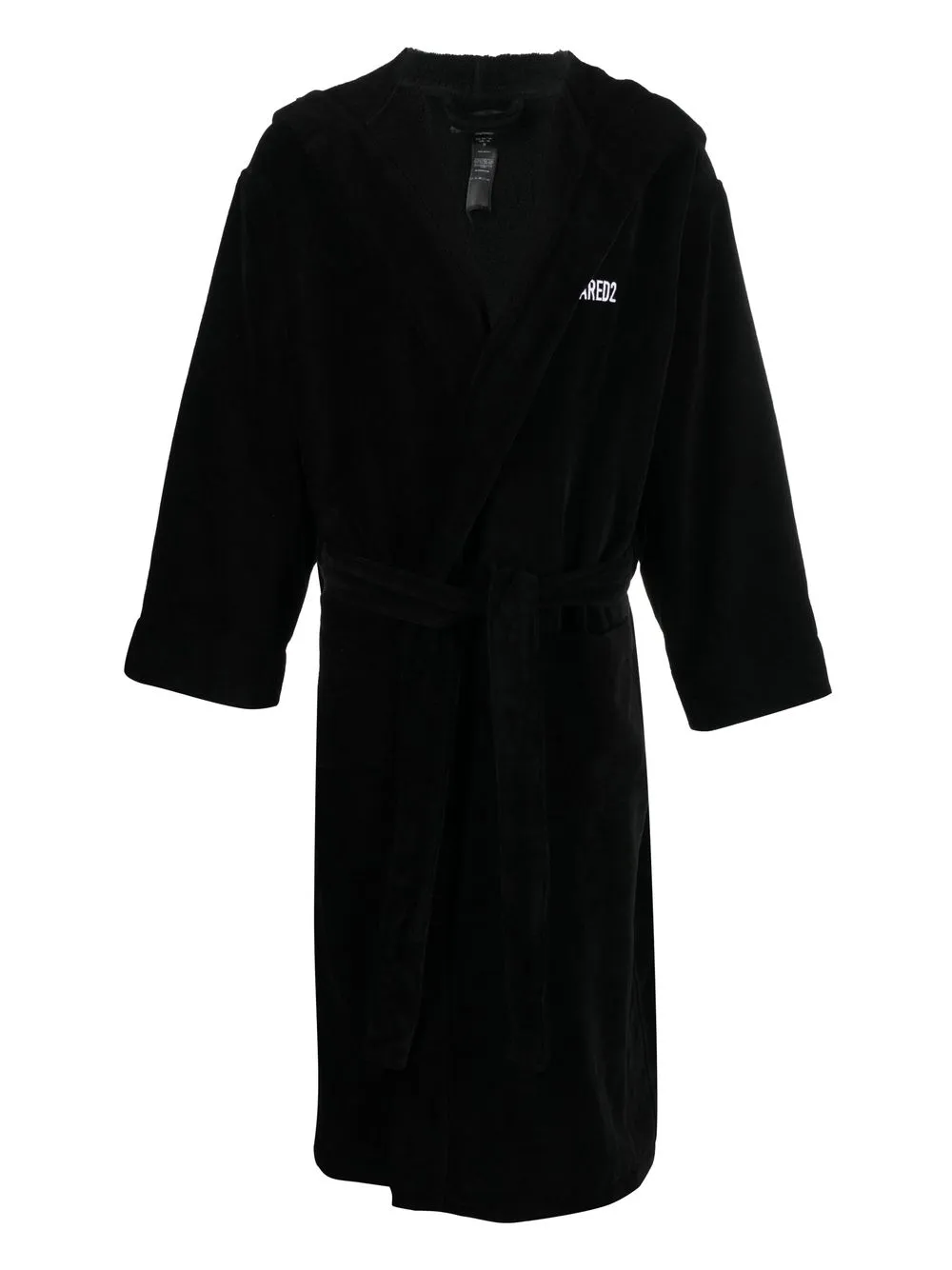 

Dsquared2 logo-print bath robe - Black