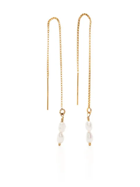 Petite Grand Blue Moon pearl earrings 
