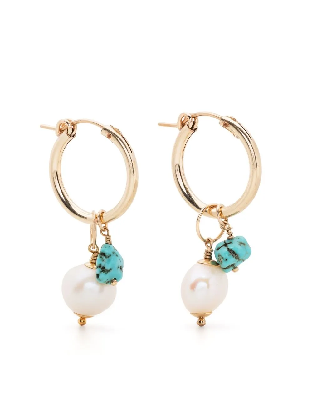 

Petite Grand Blue Moon drop earrings - Gold