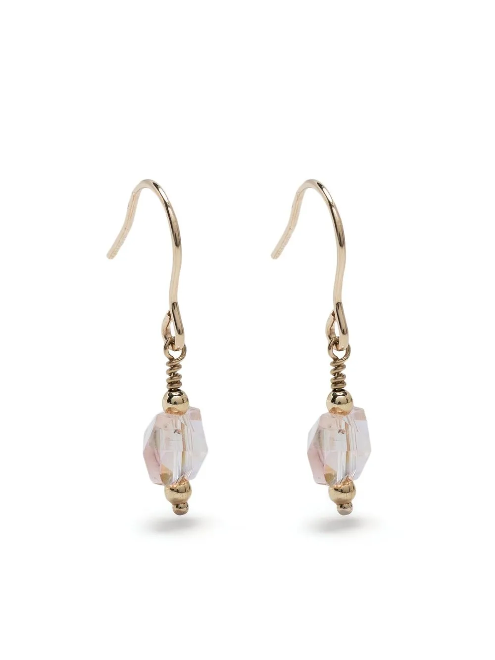 

Petite Grand Tash crystal drop earrings - Gold