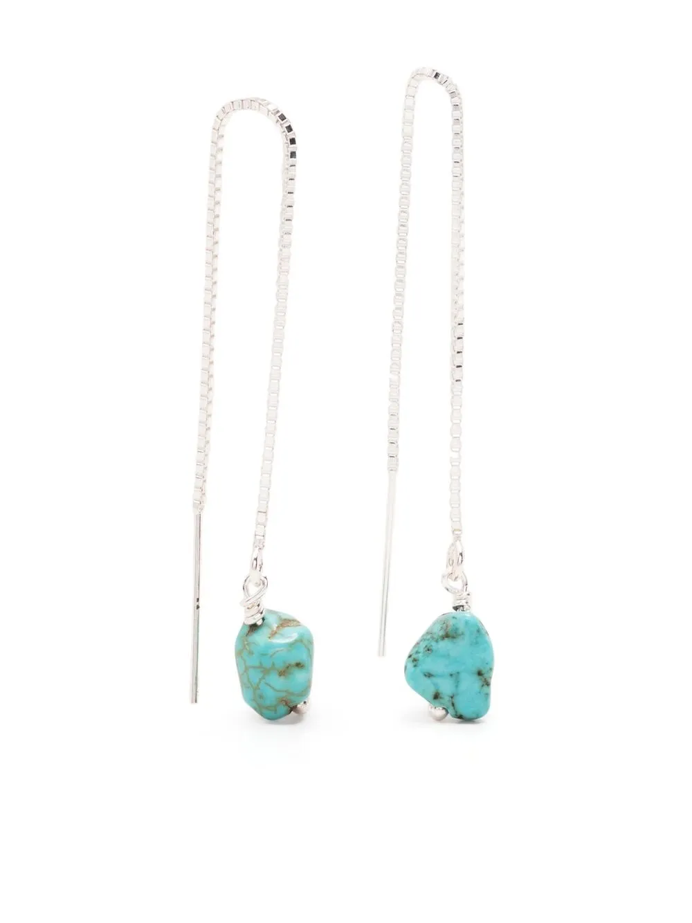 

Petite Grand Blue Moon drop earrings - Silver