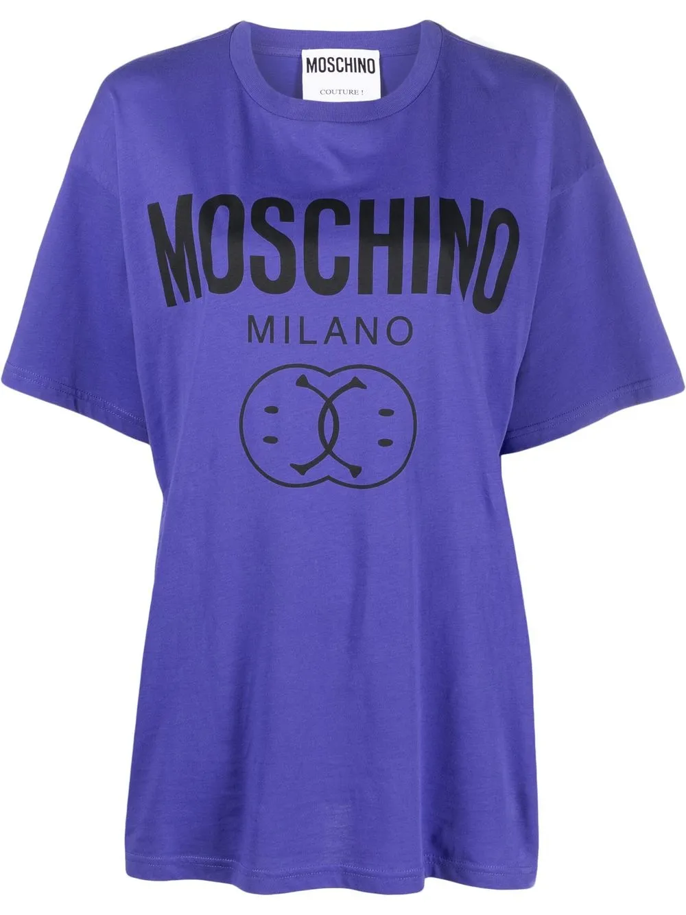 

Moschino logo-print T-shirt - Purple