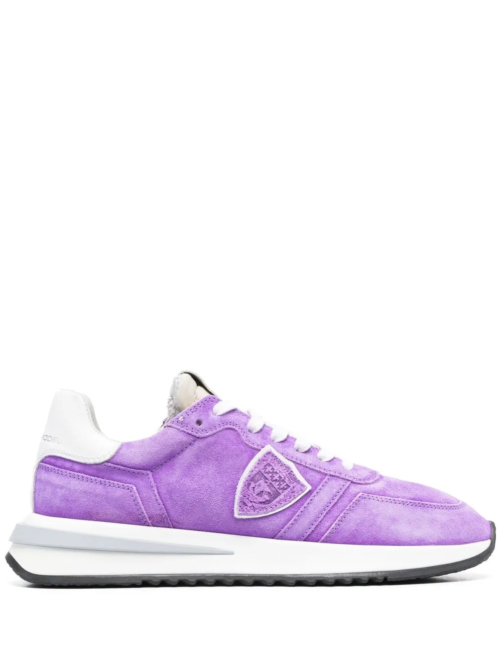 

Philippe Model Paris suede lace-up sneakers - Purple