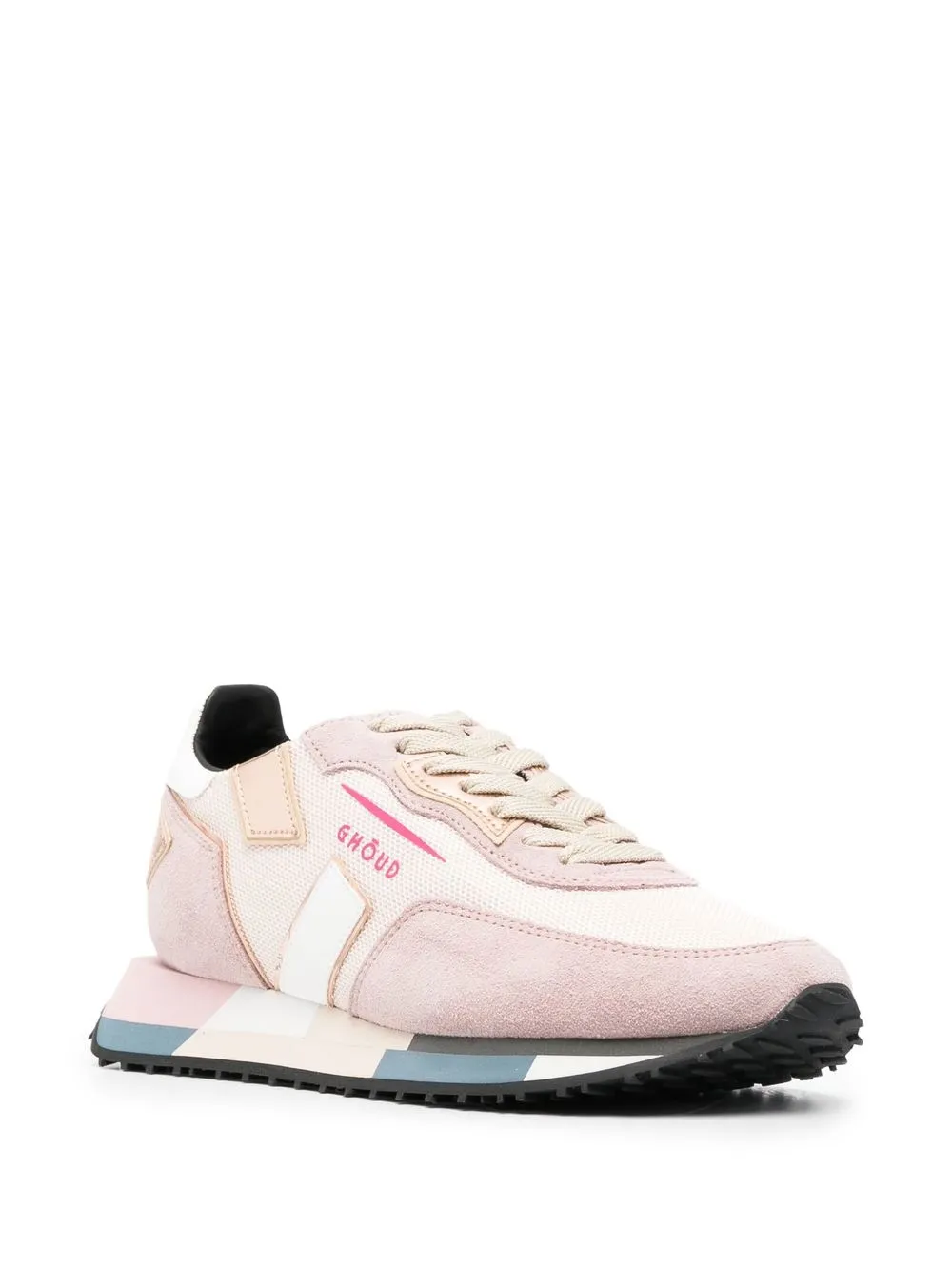 

GHŌUD lo-top suede sneakers - Pink