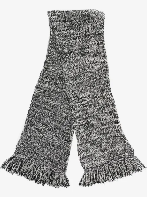 ASPESI écharpe en laine à franges