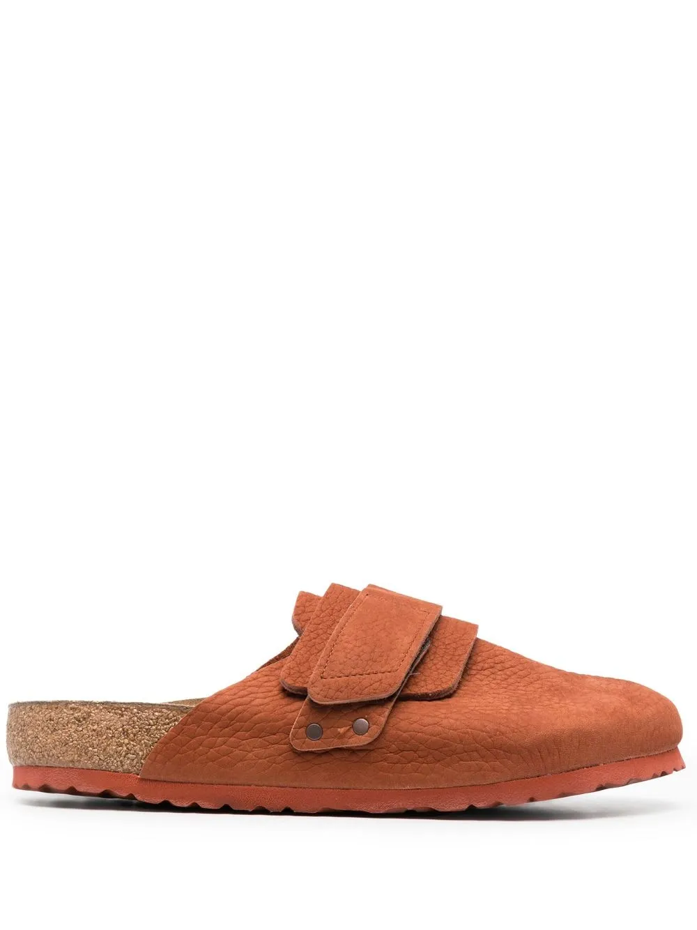 

Birkenstock Nagoya pebbled-effect slippers - Orange