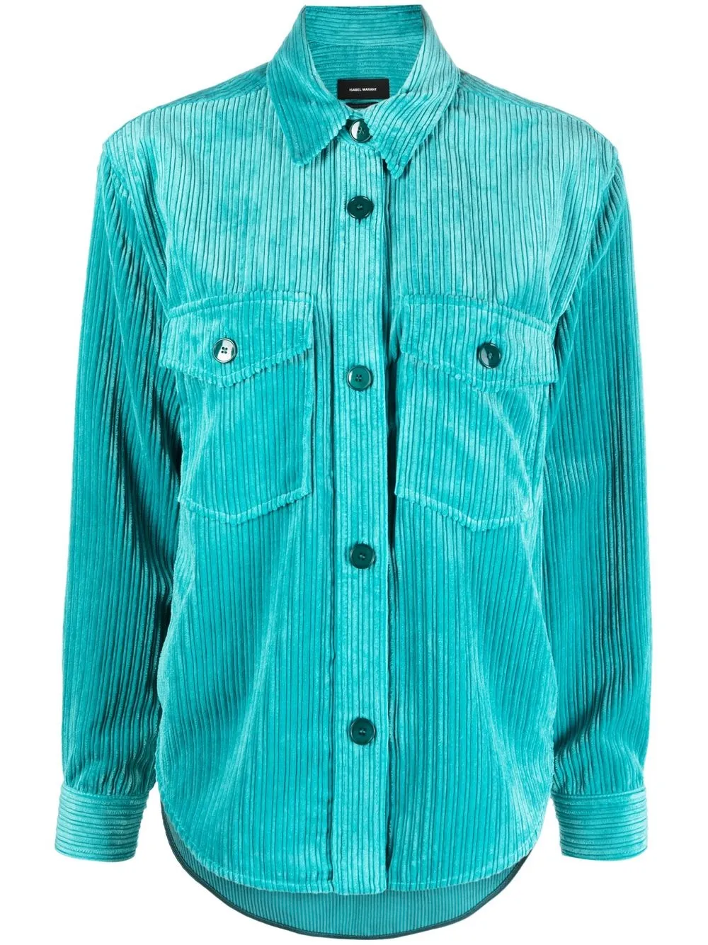 

Isabel Marant Madiana corduroy overshirt - Blue