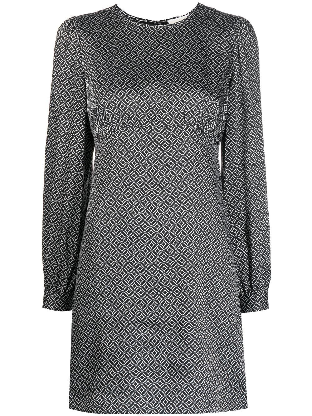 Michael Michael Kors geometric-monogram Print Dress - Farfetch