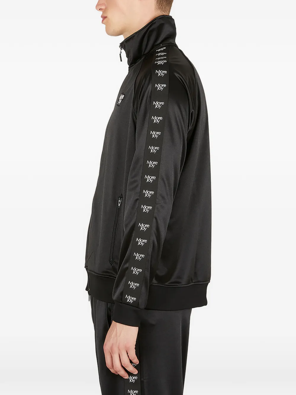  More Joy Sweatshirt Mit Reißverschluss   Schwarz 