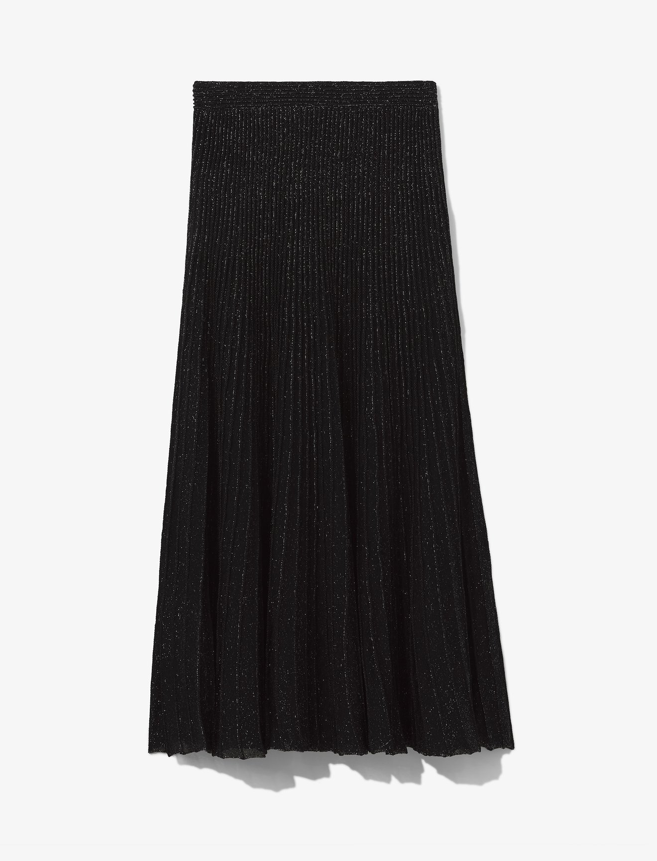 Metallic Rib Knit Skirt #4