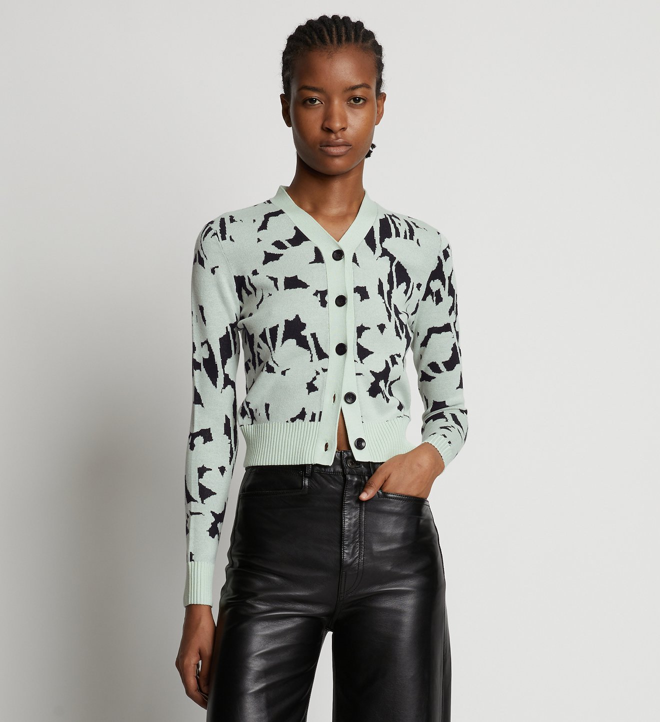 Knit Floral Cardigan