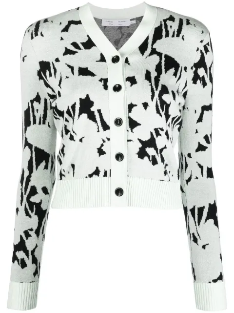 Proenza Schouler White Label all-over floral-print cardigan