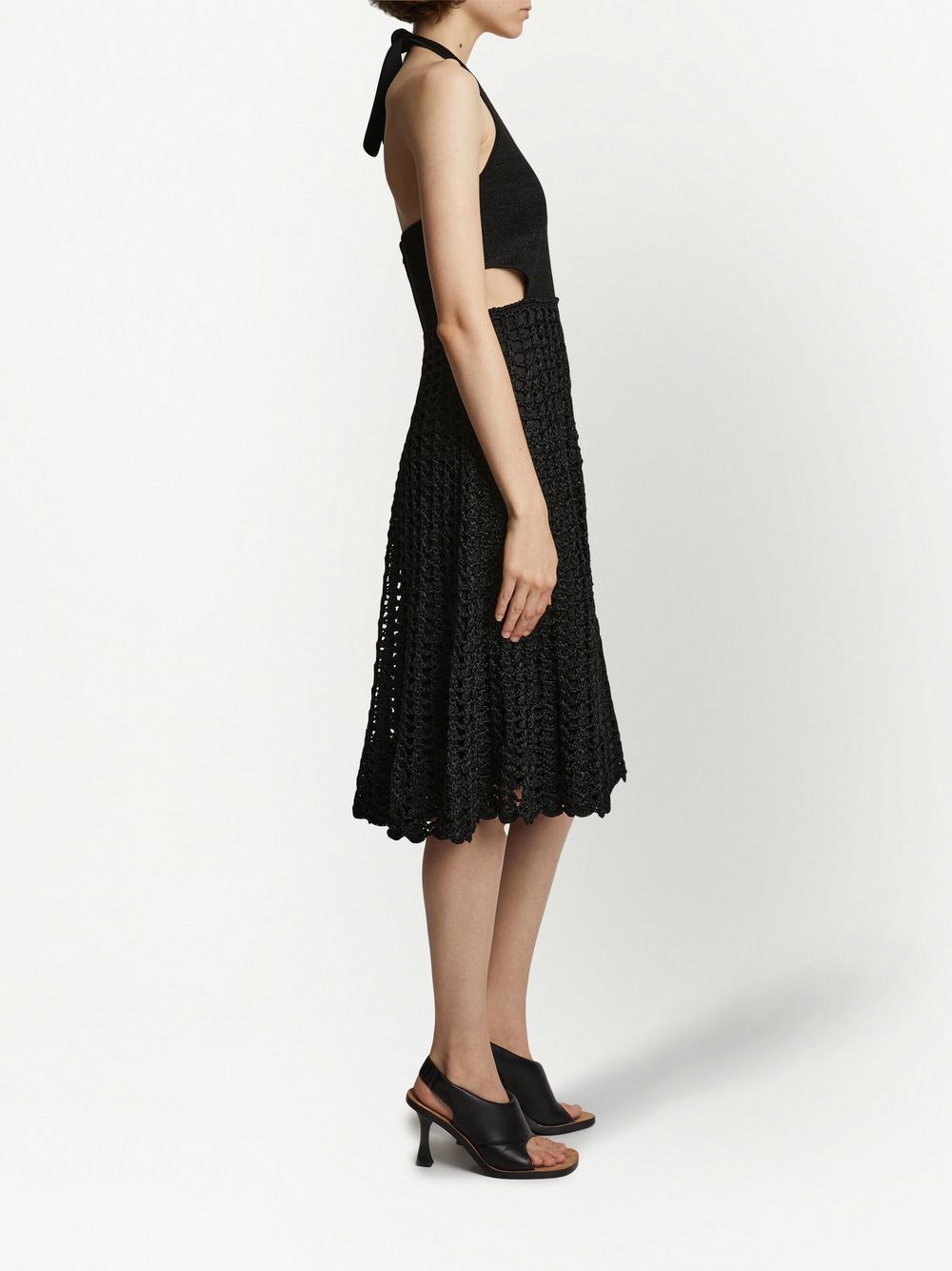 Proenza Schouler crochetknit Halterneck Dress Farfetch