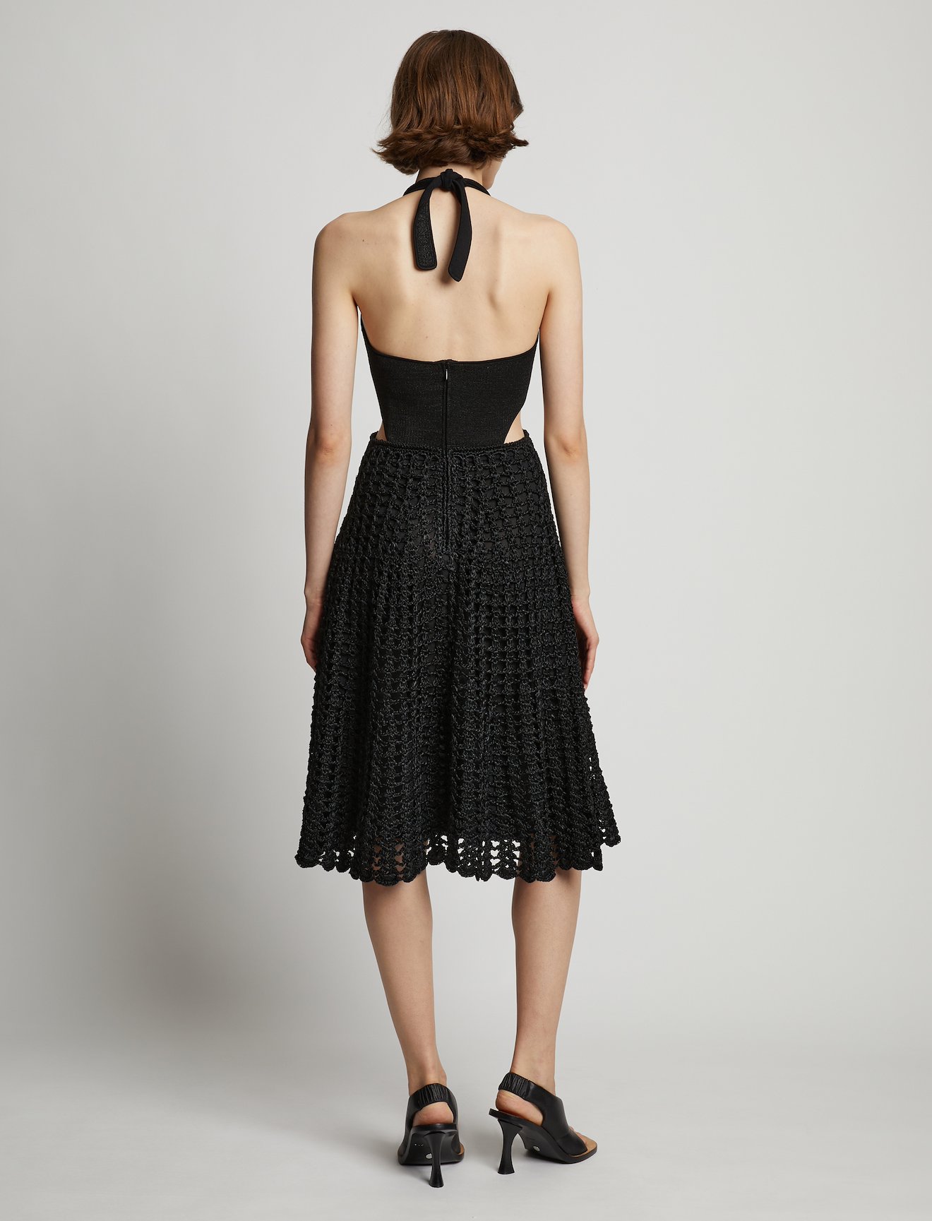Crochet Knit Halter Dress #2