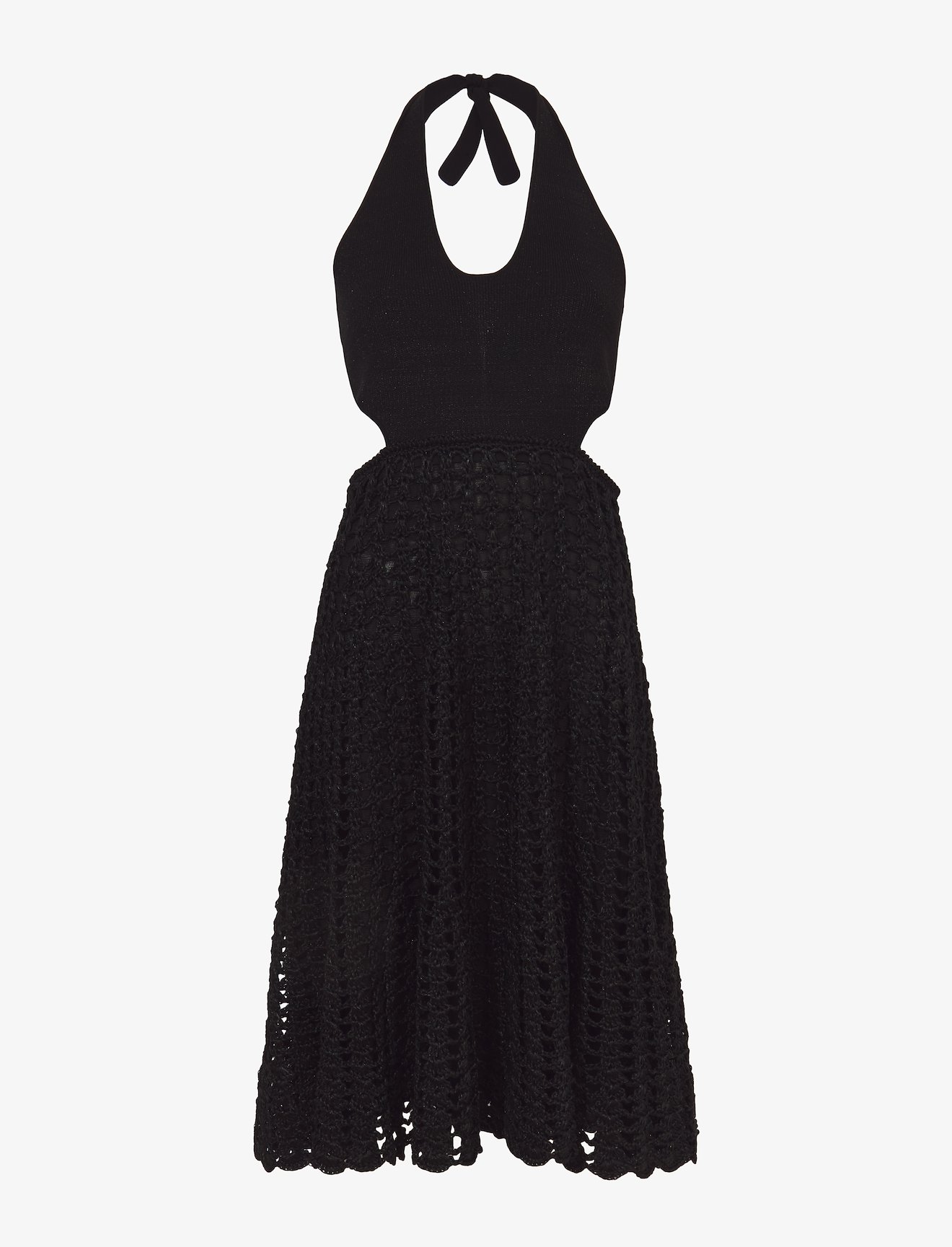 Crochet Knit Halter Dress #4