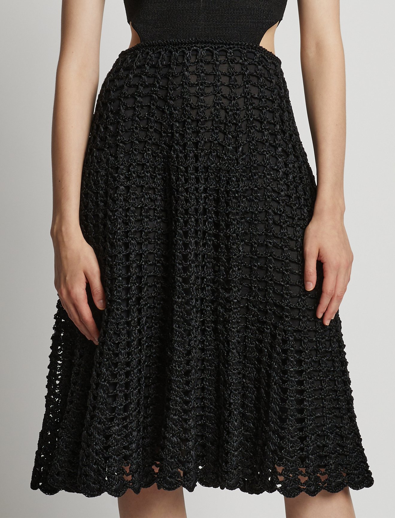 Crochet Knit Halter Dress #3
