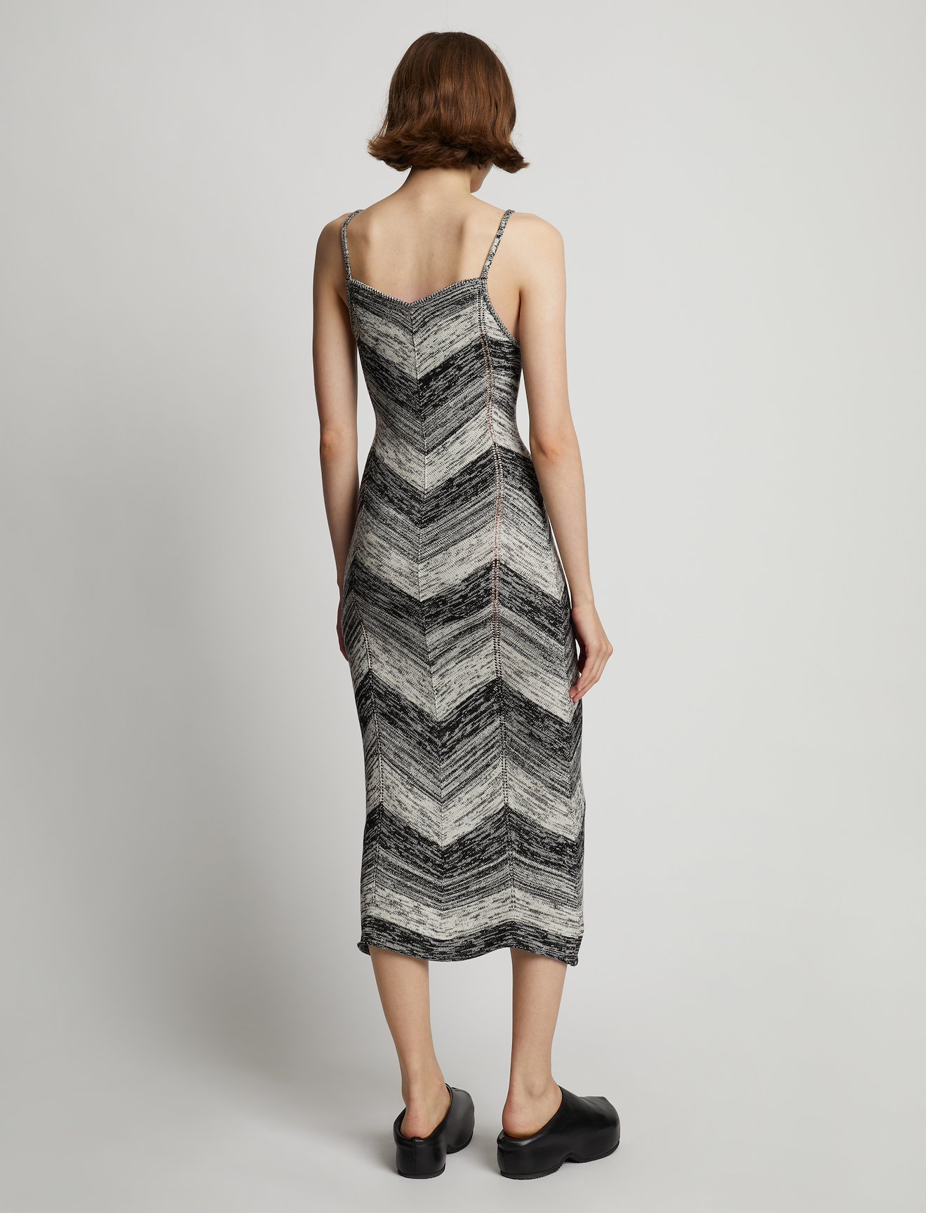 Marled Stripe Knit Maxi Dress #2