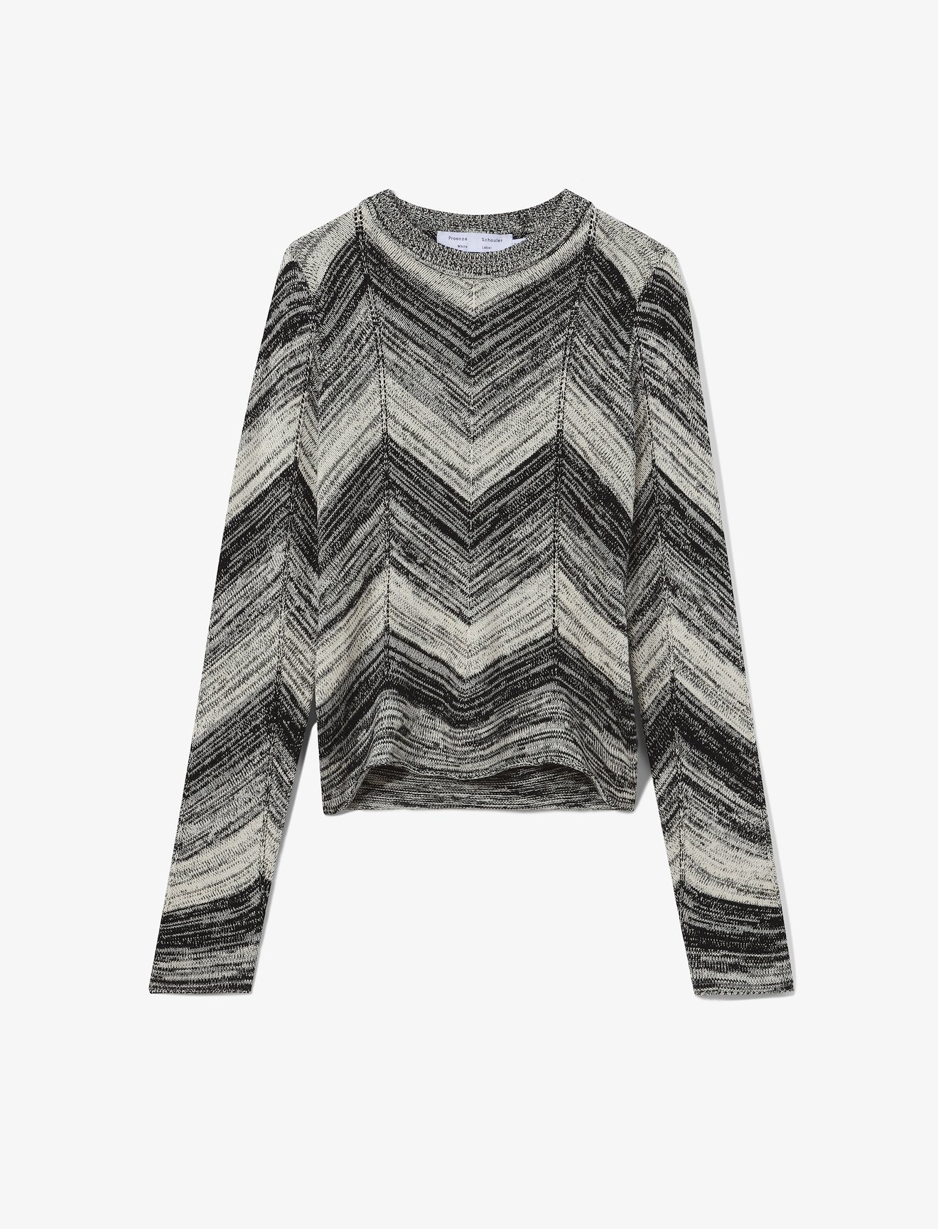 Marled Stripe Knit Sweater #5