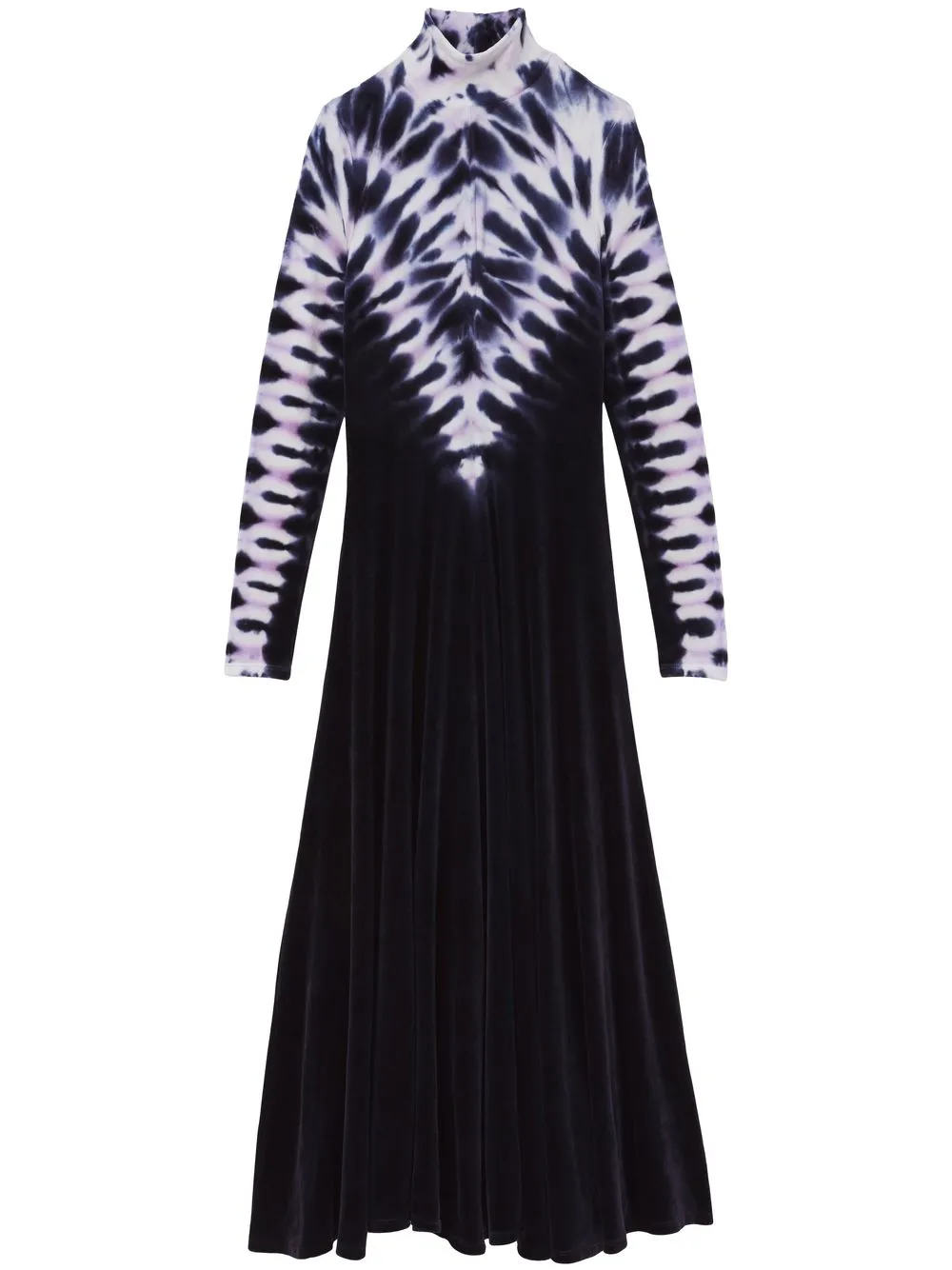 

Proenza Schouler Tie Dye Velvet Dress - Azul