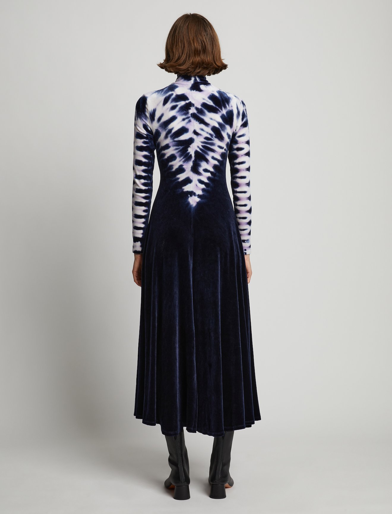 Tie Dye Velvet Dress #2