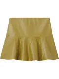 Proenza Schouler White Label ruffle-hem mini skirt - Yellow