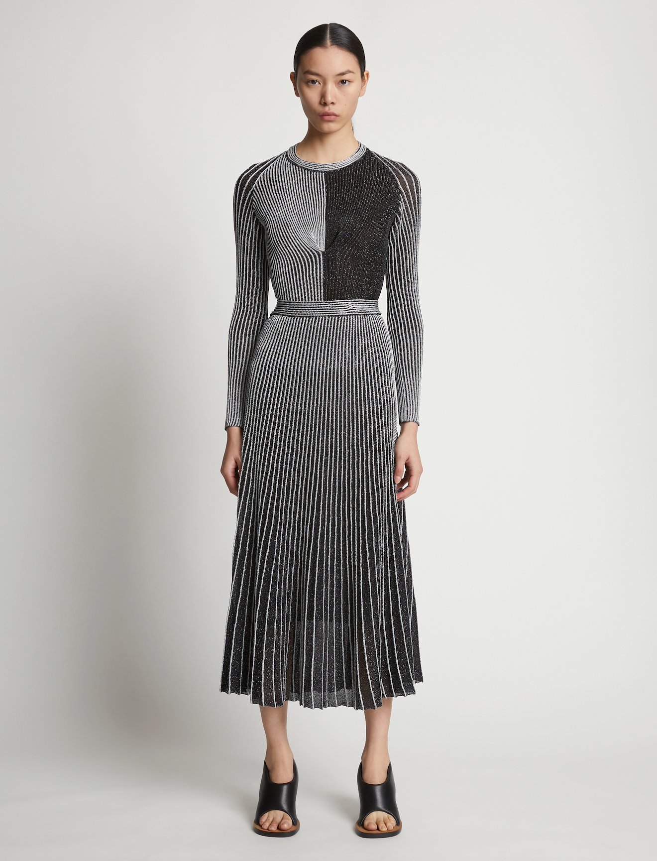 Metallic Rib Sweater #1