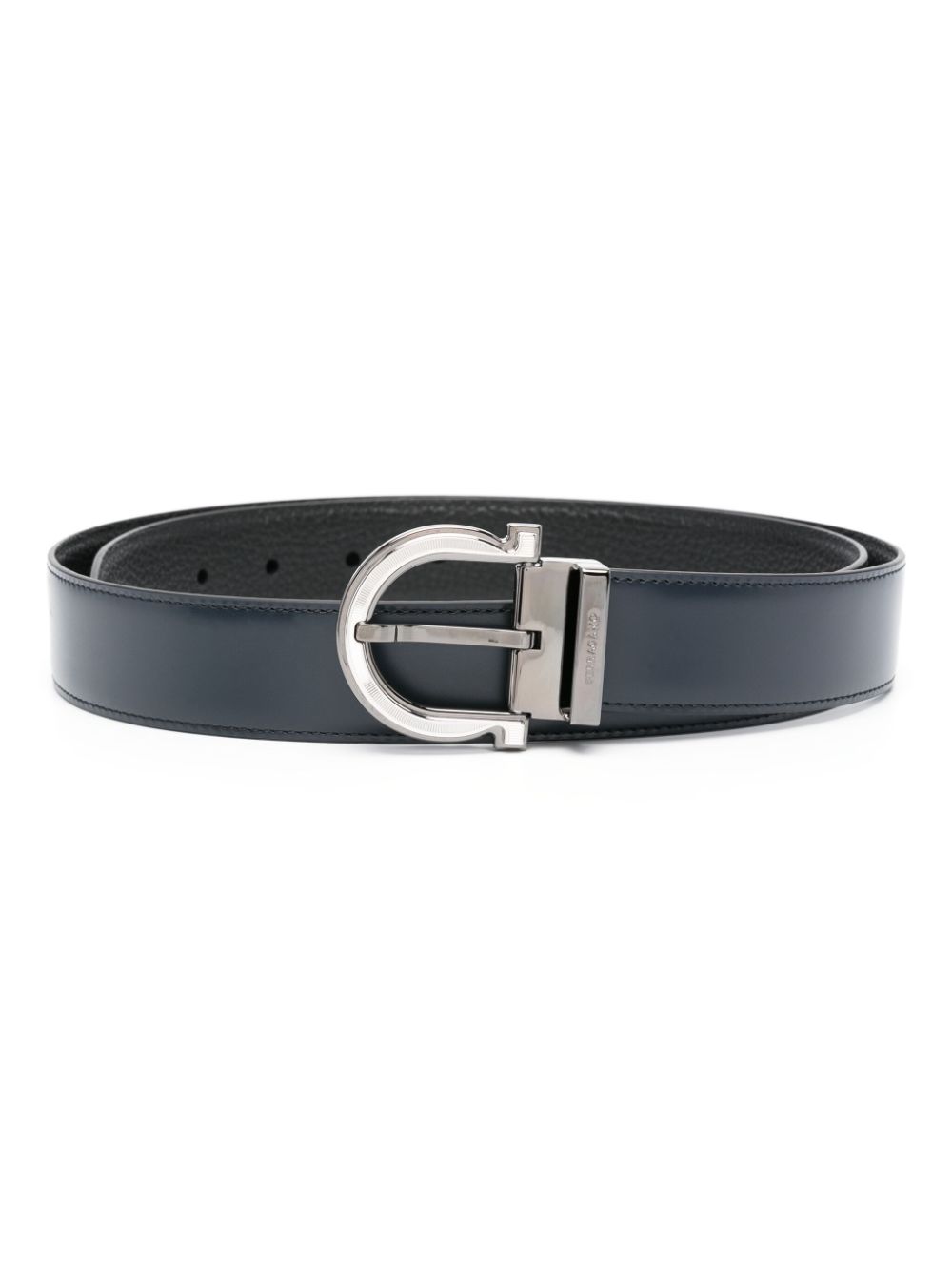 Ferragamo Double adjustable Gancini belt - Blue