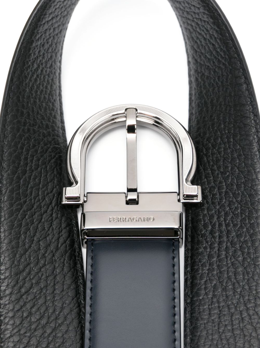 Ferragamo Double adjustable Gancini belt - Blue