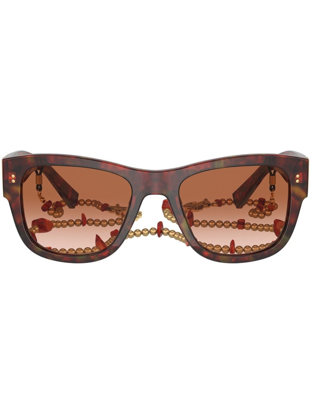 Dolce & Gabbana Eyewear Corallo square-frame sunglasses - Brown