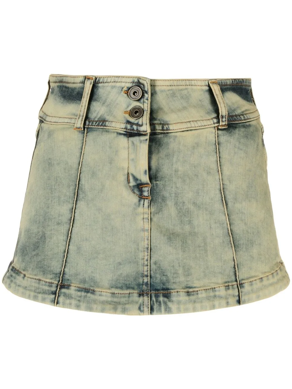 

KNWLS Harley Denim Mini Skirt - Verde