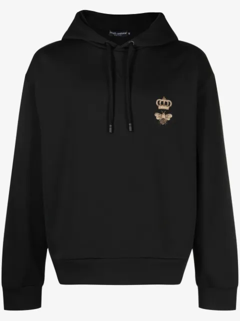 Dolce & Gabbana embroidered cotton hoodie