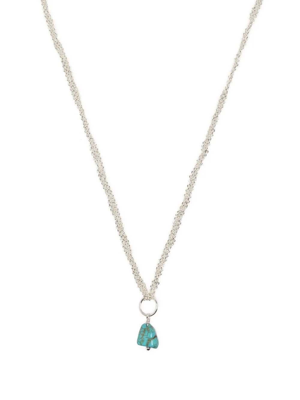 

Petite Grand collar Blue Moon - Plateado