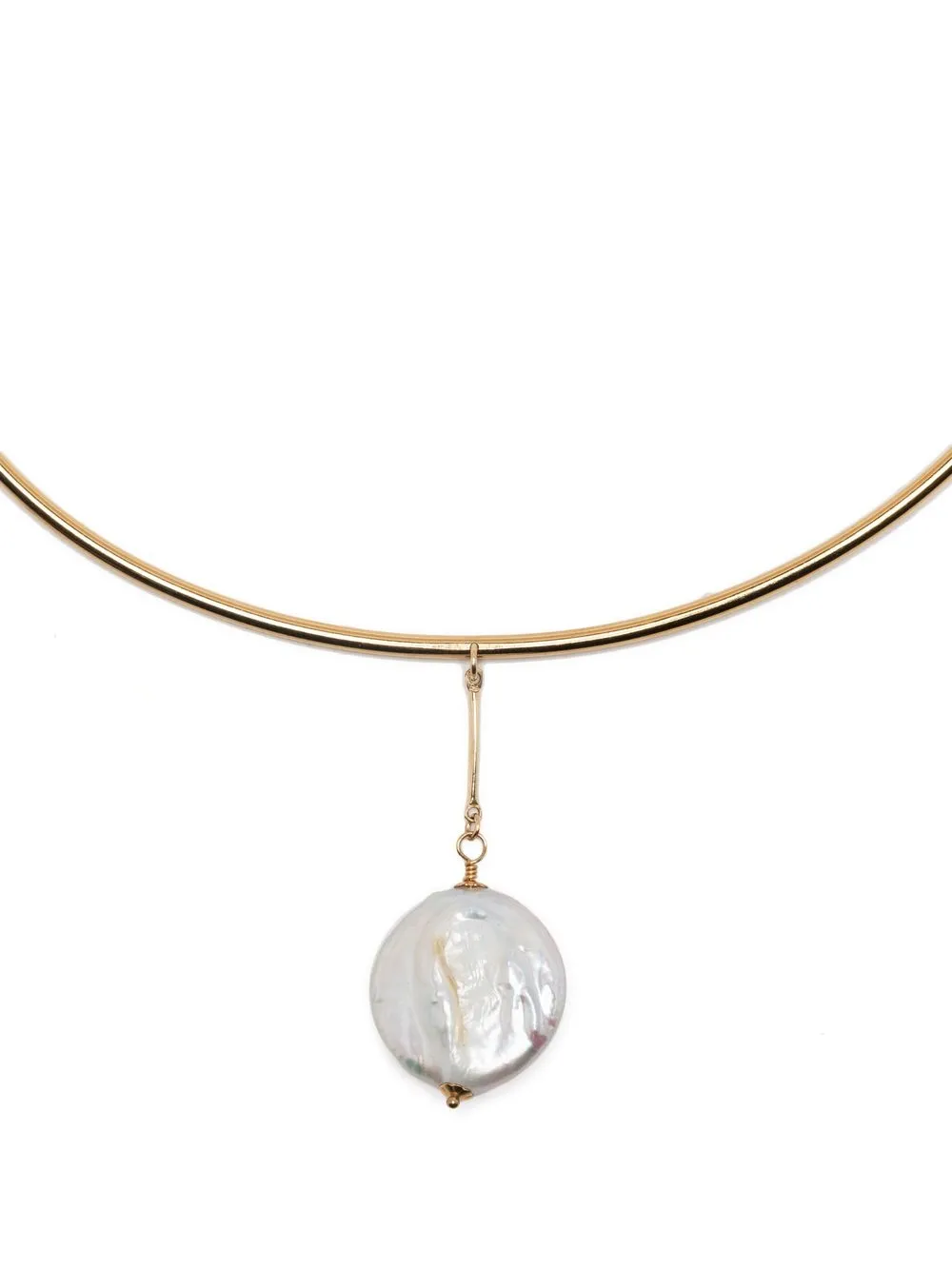 

Petite Grand Samantha disc pendant necklace - Gold