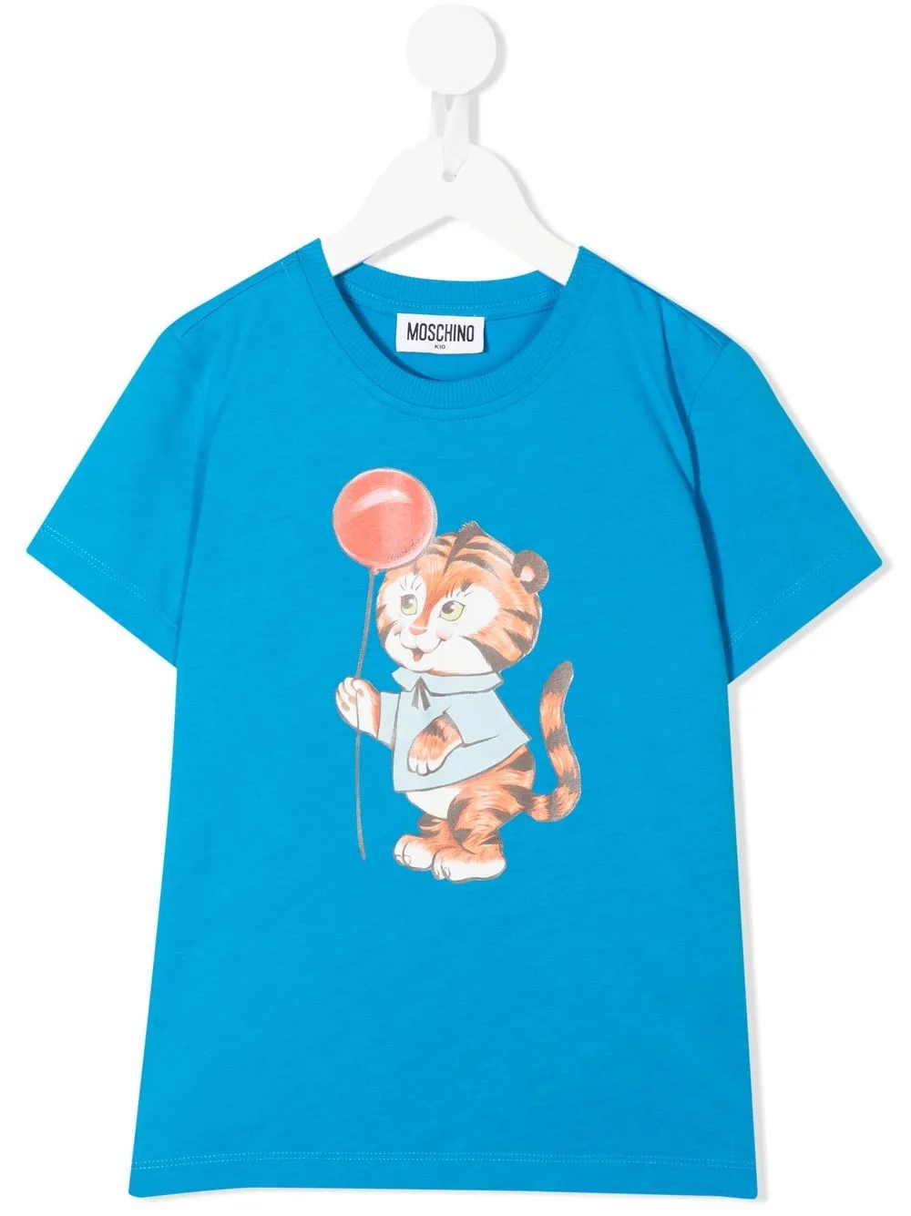 

Moschino Kids playera con estampado gráfico - Azul