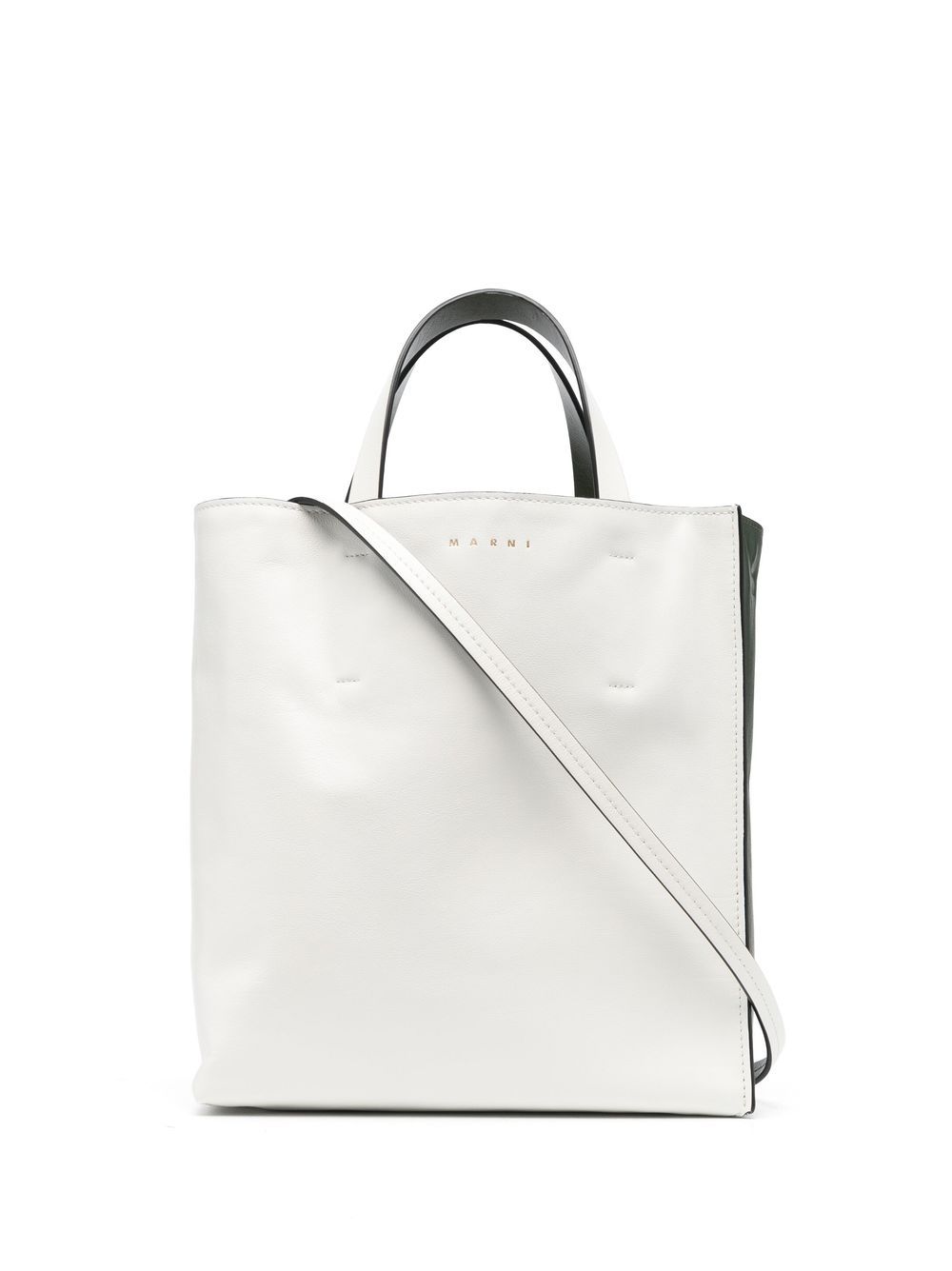 Image 1 of Marni small Museo leather tote bag