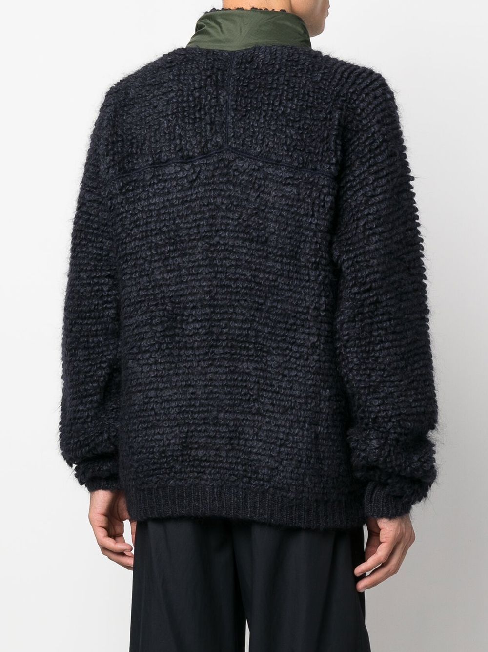 Marni knitted zip-up cardigan Men