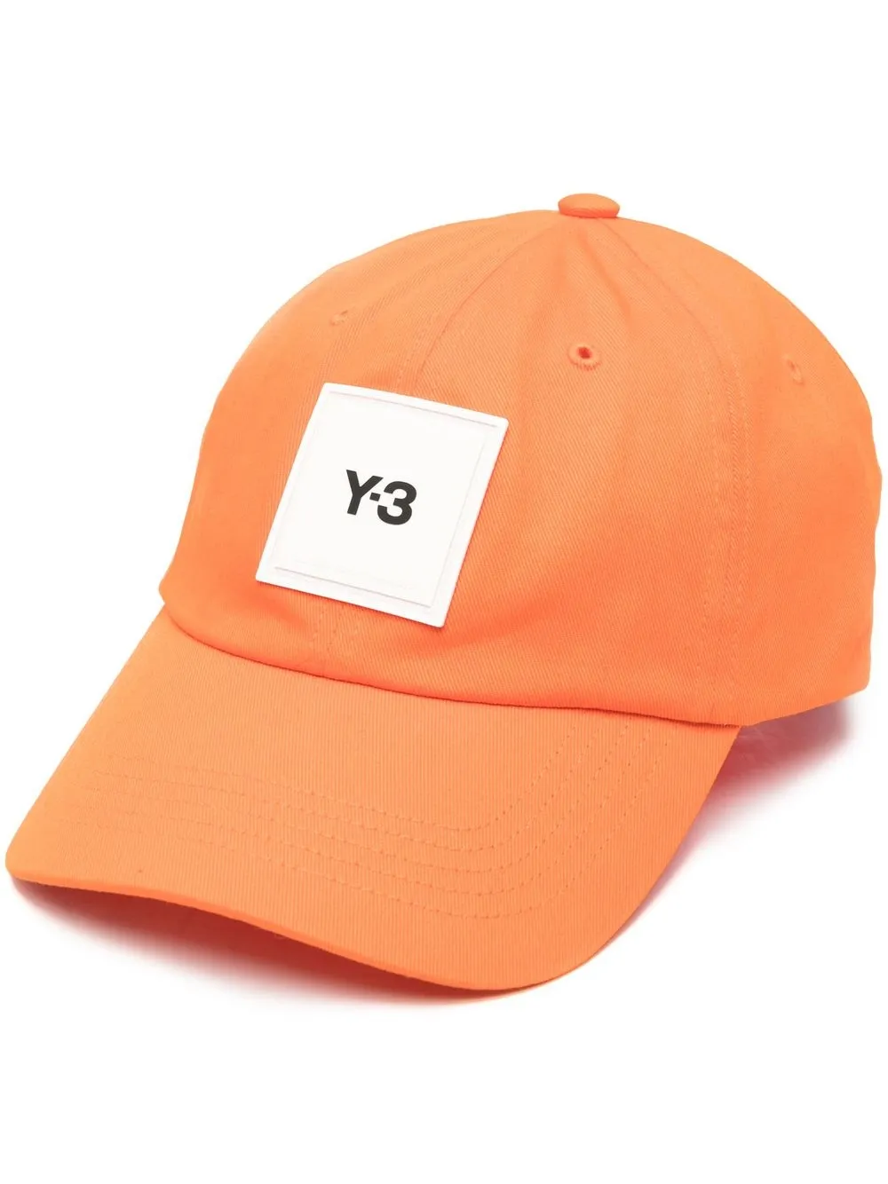 

Y-3 gorra con parche del logo - Naranja