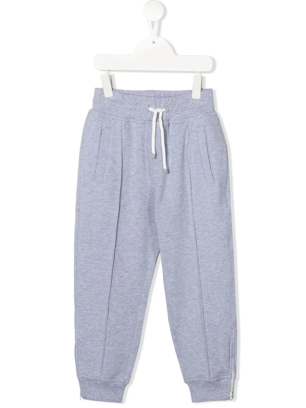 

Brunello Cucinelli Kids pants con cordones en la pretina - Gris