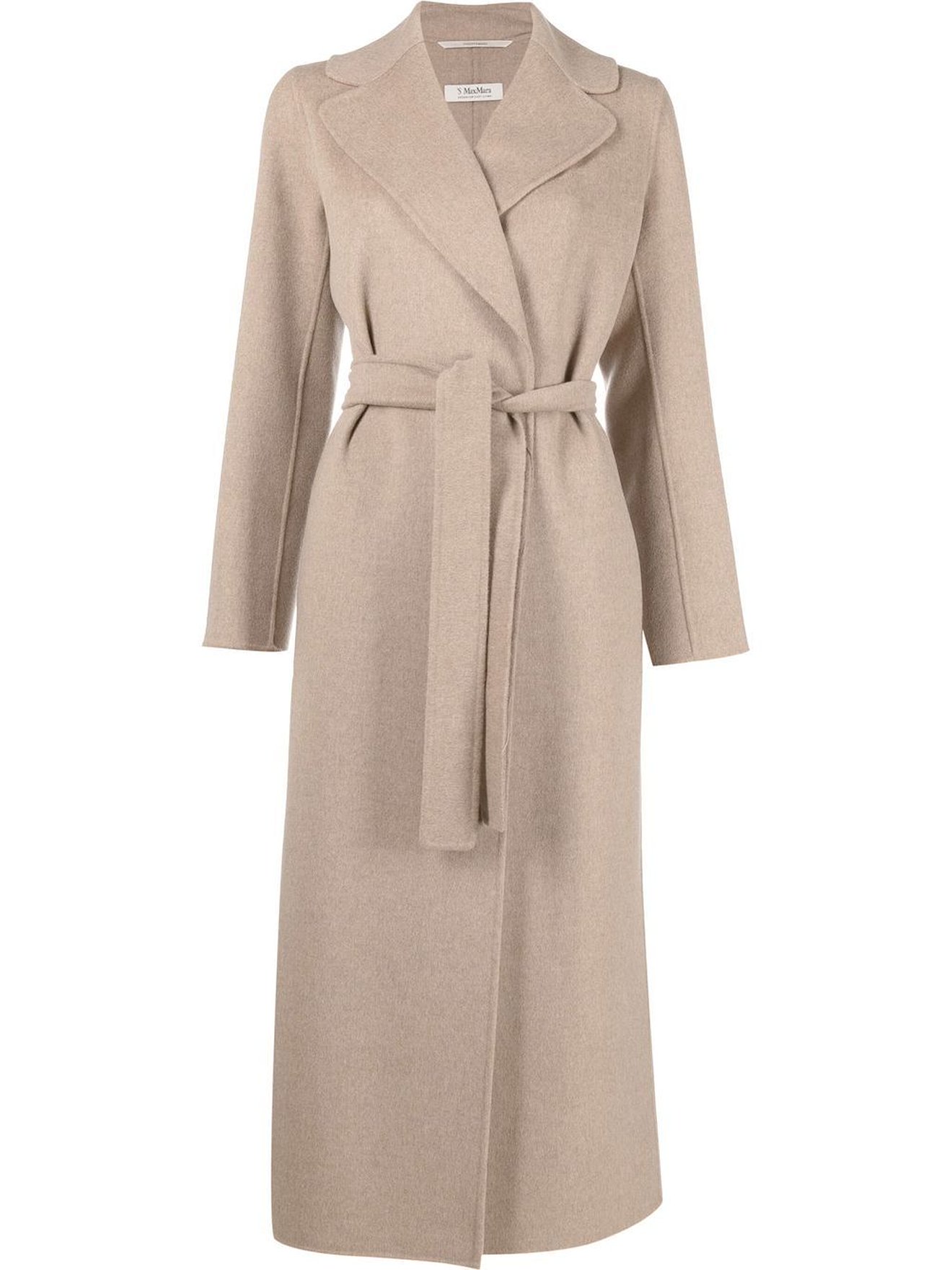 'S Max Mara long wool trench coat neutrals MODES