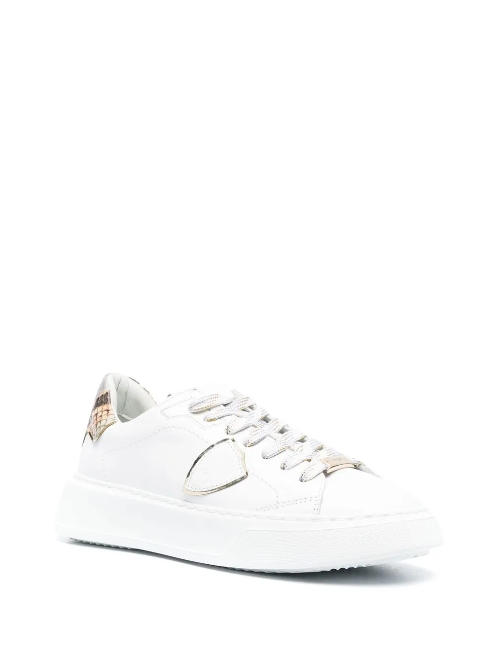Philippe Model Paris Temple low-top sneakers - Wit