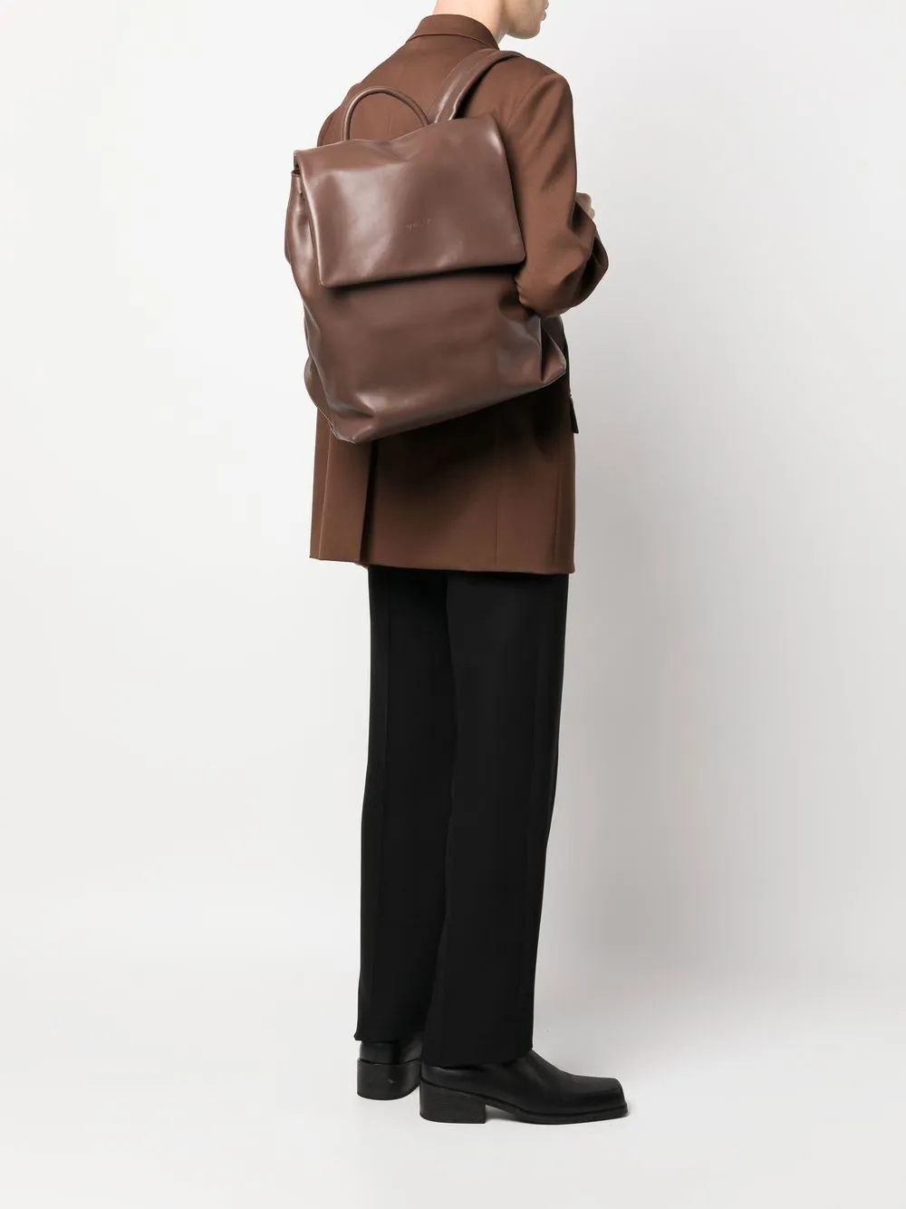 Marsèll leather embossed-logo backpack | Image 2