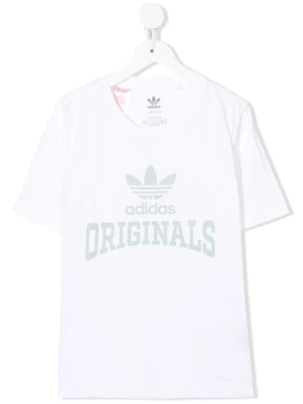 

adidas Kids playera con logo estampado - Blanco